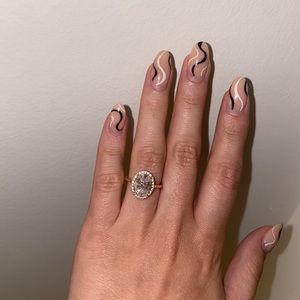 Moissanite Engagement Ring